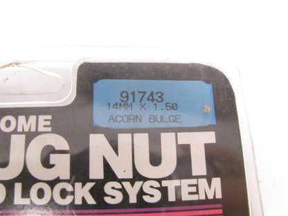 Gorilla 14mm X 1.5 Lug Nut & Lock Set Tapered  Seat RH Thread  4 Locks, 16 Nuts