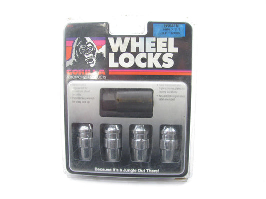 Gorilla 96641N Chrome Wheel Locking Lug Nuts - 14mm X 2.00 Thread - Duplex