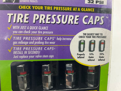Gorilla TPC-32 Tire Pressure Caps - 32 PSI