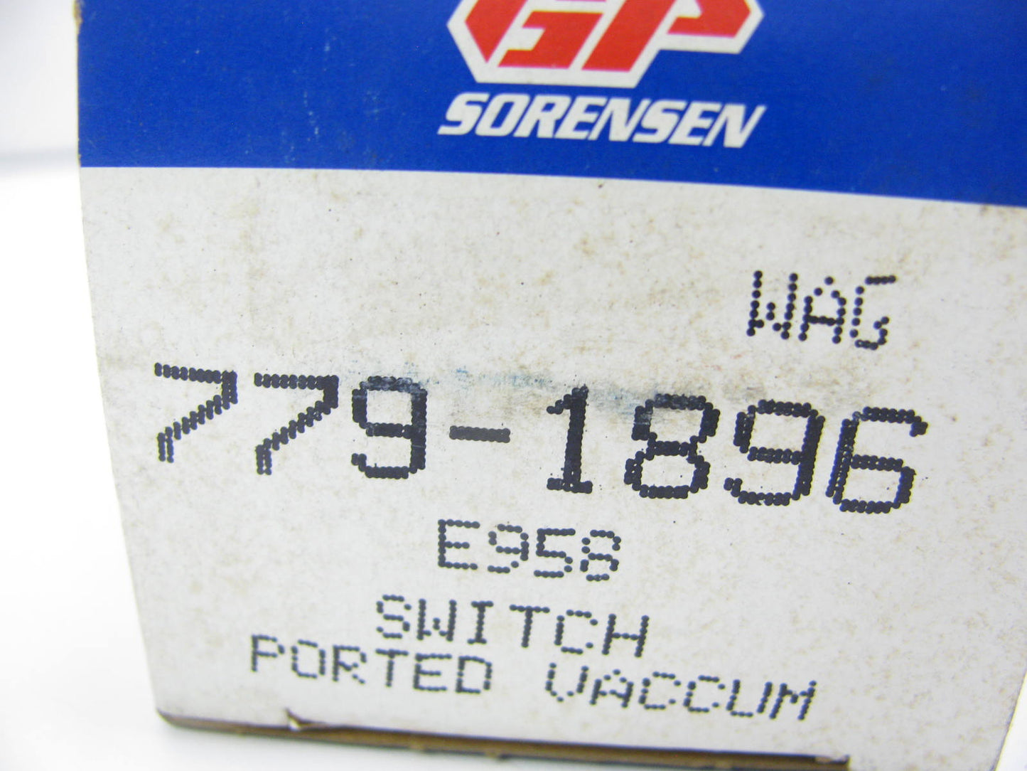 4-Port - Ported Vacuum Switch Gp Sorensen 779-1896