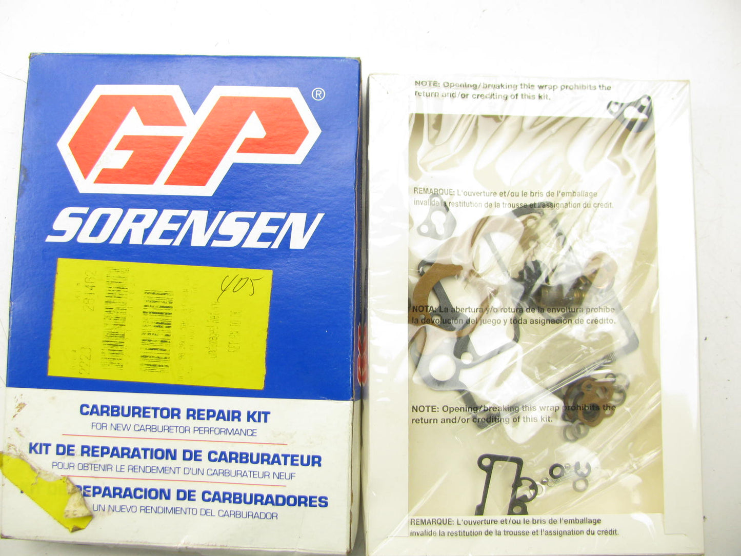 Gp Sorensen 96-280B Carburetor Rebuild Kit 70-79 Toyota Corolla 1.2L Aisan 2-BBL