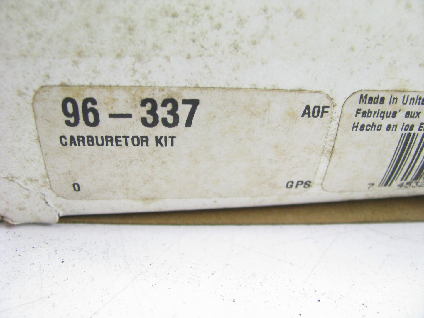 Gp Sorensen 96-337 Carburetor Rebuild Kit For 1975-1976 GM Rochester 4MC 4MV