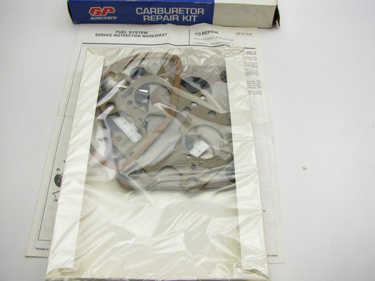 Gp Sorensen 96-362A Carburetor Rebuild Kit - Rochester M2MC 2-BBL