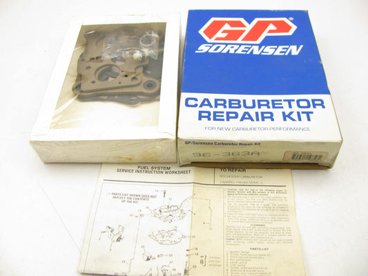 Gp Sorensen 96-363A Carburetor Rebuild Kit for 1977-1980 Rochester M2MC M2ME