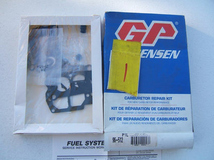 Gp Sorensen 96-512 Carburetor Rebuild Kit - 1985-86 Pontiac Firefly, Sprint 1.0L
