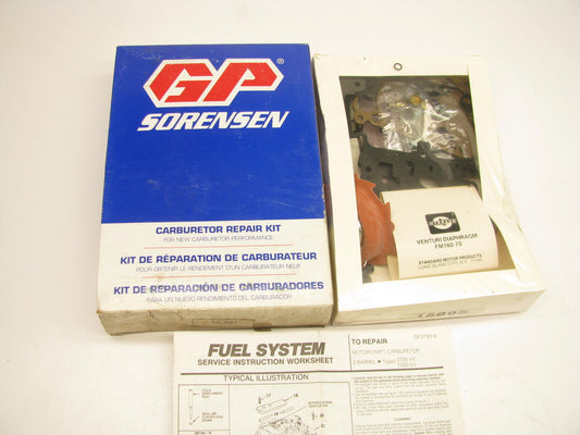 Gp Sorensen 96-581 Carburetor Rebuild Kit 77-79 Ford 2700 7200 VV 2-BBL