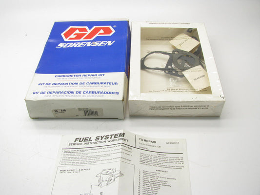 Gp Sorensen 96-646 Solex 1-BBL Carburetor Rebuild Kit - 72-74 VW Transporter Bus