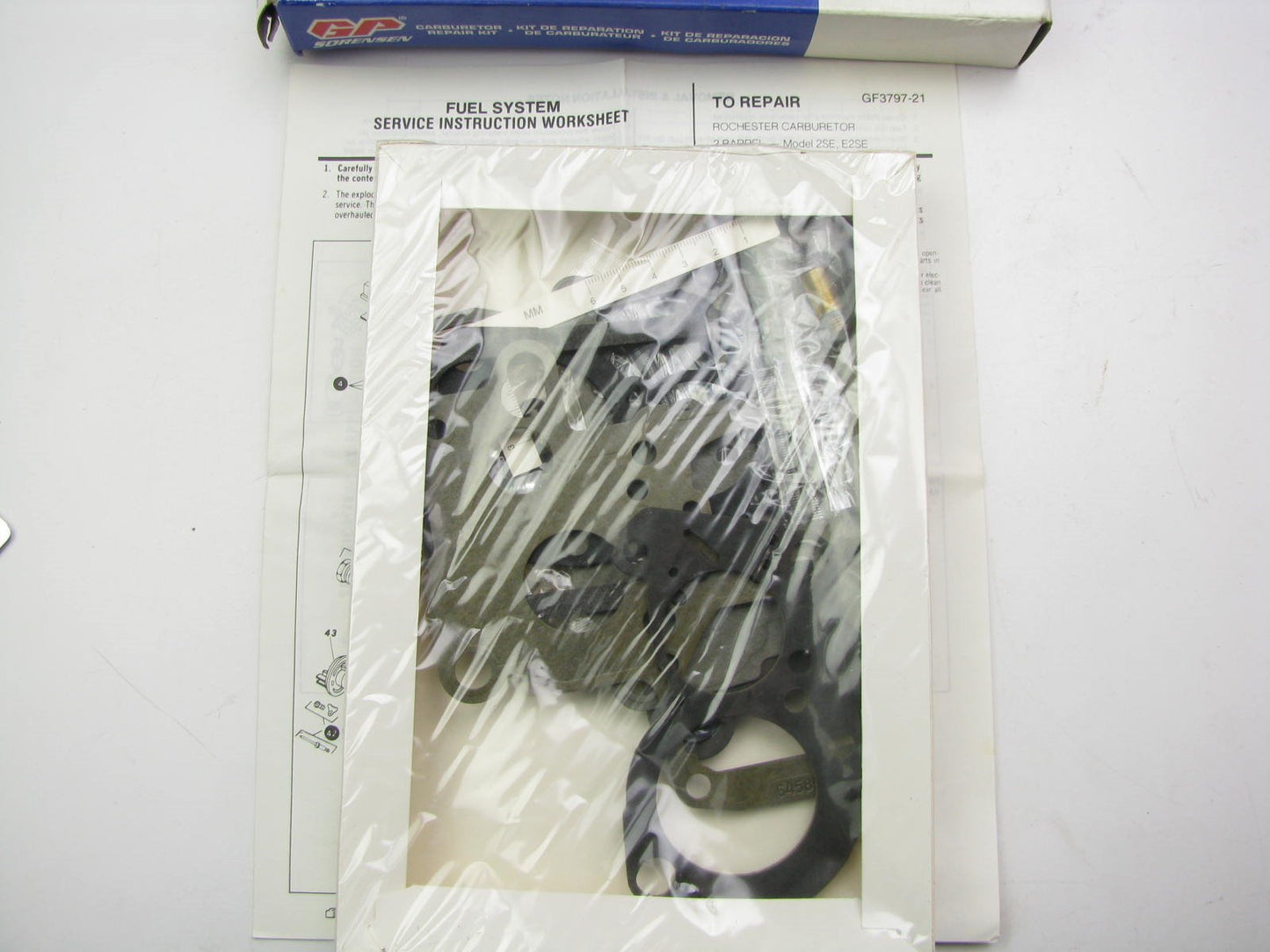 Gp Sorensen 96-651 Carburetor Rebuild Repair Kit