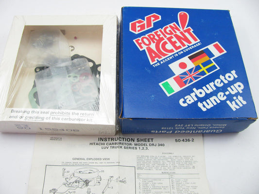 Gp 77-4018B Carburetor Rebuild Kit - 1972-1980 Chevy LUV Pickup, Hitachi DRJ-340