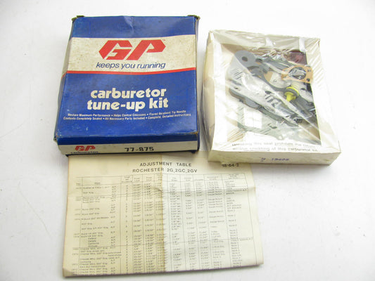 Gp 77-875 Carburetor Rebuild Kit for 1972-1976 Chevrolet GMC Rochester 2-BBL