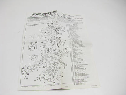Gp 96-417A Carburetor Rebuild Kit