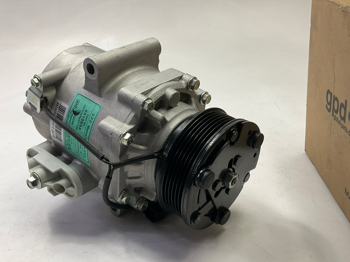 NEW GPD 6512533 A/C Compressor With Clutch For 2005 Chevrolet Equinox
