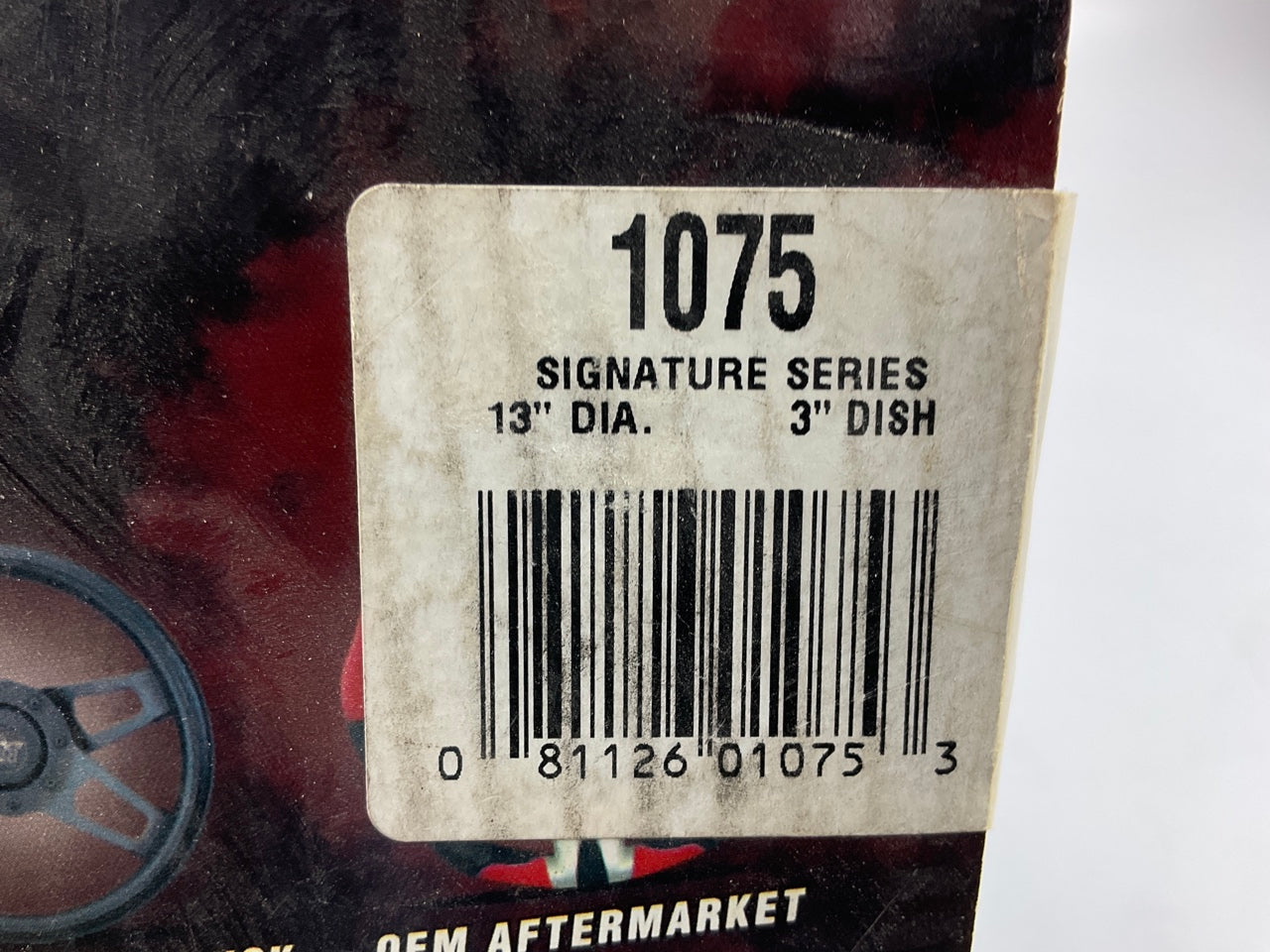 Grant 1075 Top Marker Competition Steering Wheel, 13'' Diameter, 3'' Dish