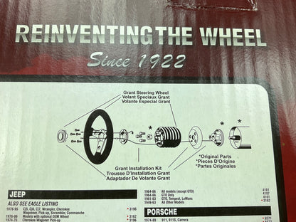Grant 1075 Top Marker Competition Steering Wheel, 13'' Diameter, 3'' Dish
