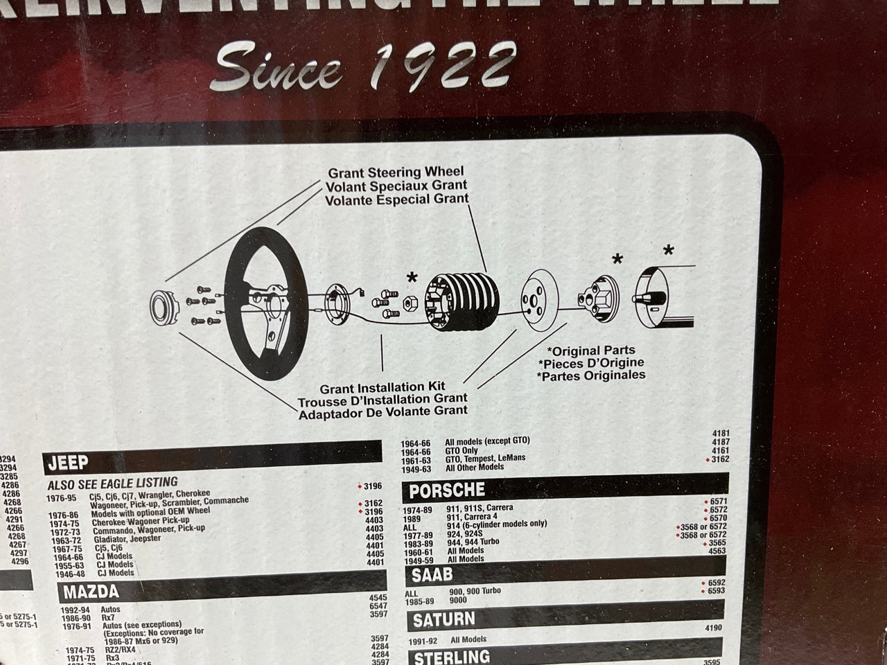 Grant 1103 GT Rally 13.5'' Steering Wheel