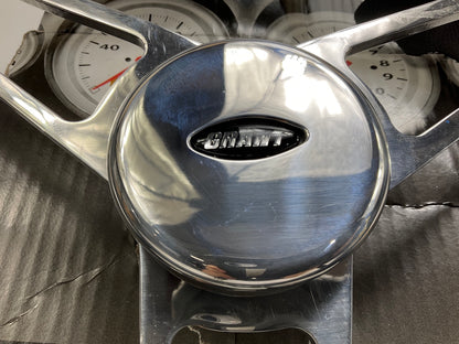 COSMETIC DAMAGE & DENT - Grant 15201 Steering Wheel 14-3/4'' Dia., 3-1/4'' Dish