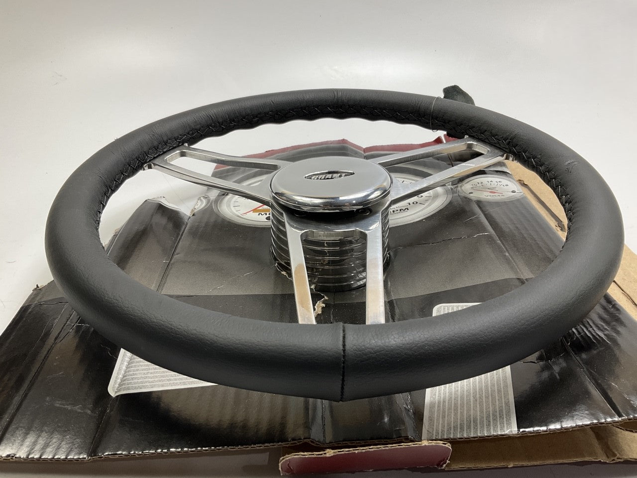 COSMETIC DAMAGE & DENT - Grant 15201 Steering Wheel 14-3/4'' Dia., 3-1/4'' Dish