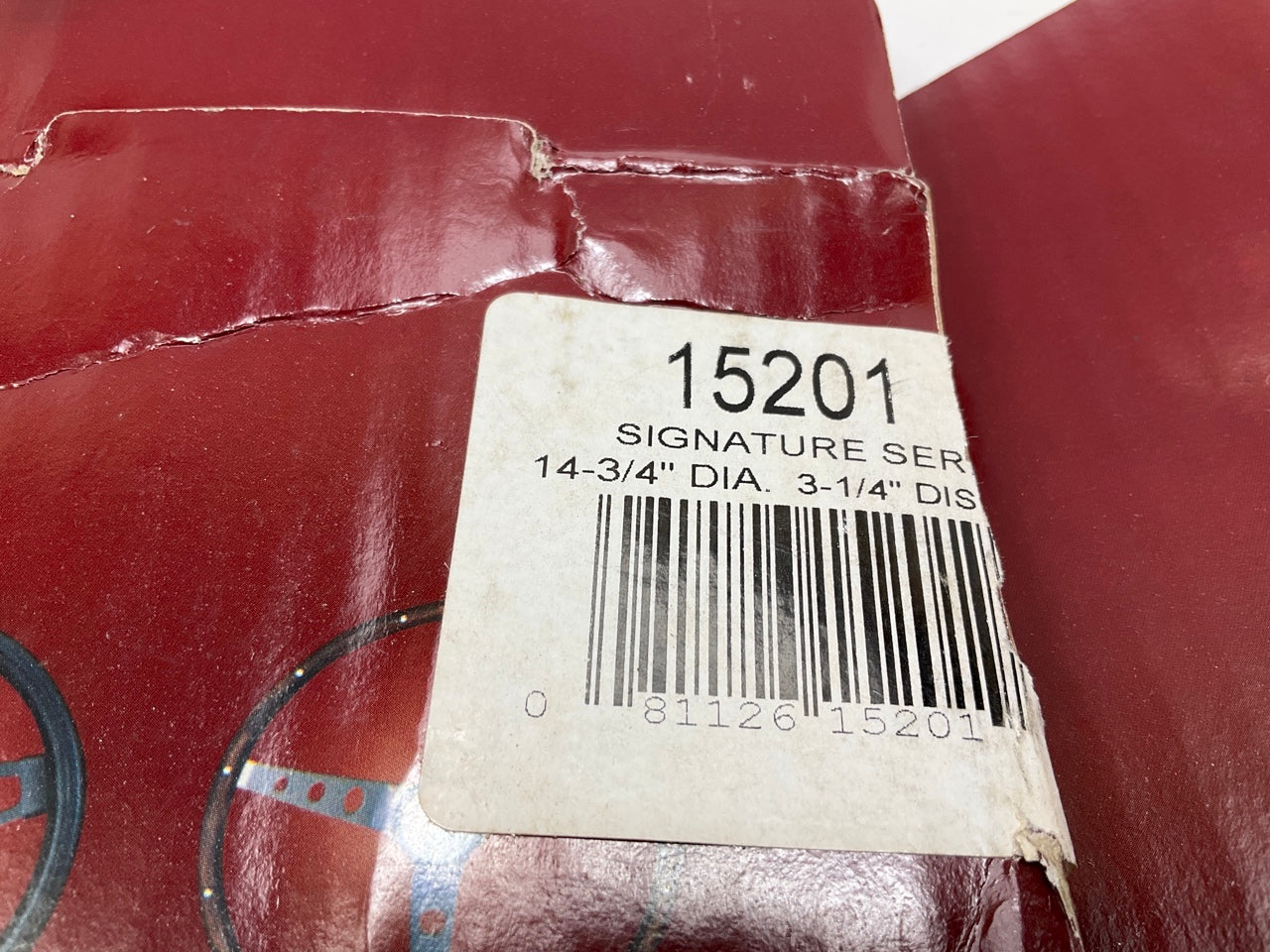 COSMETIC DAMAGE & DENT - Grant 15201 Steering Wheel 14-3/4'' Dia., 3-1/4'' Dish