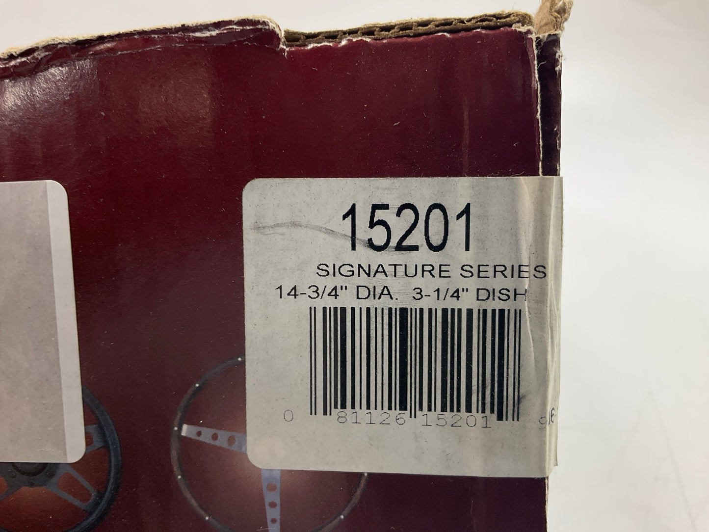 NEW - SCRATCHED - Grant 15201 Steering Wheel, 14-3/4'' Dia., 3-1/4'' Dish