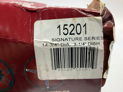 COSMETIC DAMAGE SEE PHOTOS Grant 15201 Steering Wheel 14-3/4'' Dia., 3-1/4'' Dish