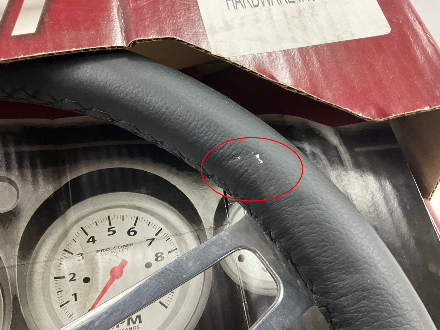 COSMETIC DAMAGE - Grant 15201 Steering Wheel, 14-3/4'' Dia., 3-1/4'' Dish