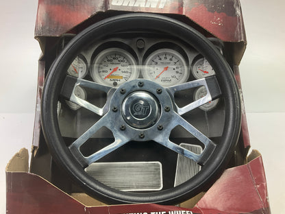 SCRATCHED - Grant 440 Challenger Chrome Steering Wheel,  13.5'' Diameter, 3'' Dish