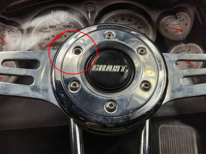 MISSING ONE BOLT Grant 457 Club Sport Steering Wheel - 13-3/4'' Diameter, 4'' Dish
