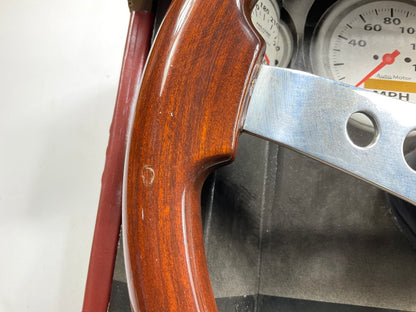 COSMETIC DAMAGE Grant 704 Formula GT Mahogany Steering Wheel, 14'' Dia, 3'' Dish