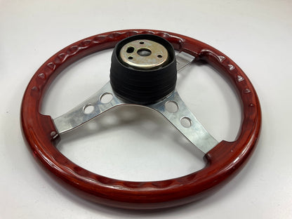 Grant 704 Formula GT Mahogany Steering Wheel, 14'' Diameter, 3'' Dish