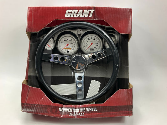 SCRATCHED, SEE PHOTOS - Grant 838 Classic Steering Wheel, 3-Spoke, 13.5 Diameter
