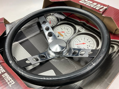SCRATCHED, SEE PHOTOS - Grant 838 Classic Steering Wheel, 3-Spoke, 13.5 Diameter