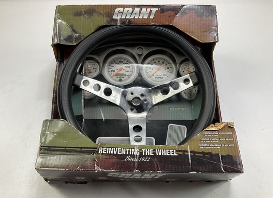 SCRATCHED & MISSING HORN - Grant 838 Classic Steering Wheel, 3-Spoke, 13.5 Dia