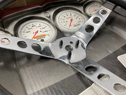 MISSING HORN BUTTON - Grant 838 Classic Steering Wheel - 3-Spoke, 13.5 Diameter