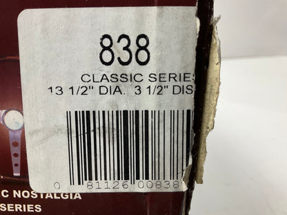 MISSING HORN BUTTON - Grant 838 Classic Steering Wheel - 3-Spoke, 13.5 Diameter