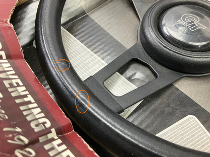 SCATCHED, SEE ACTUAL PHOTOS, Grant 870 Challenger Series Steering Wheel, 13-3/4''