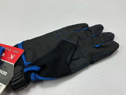 Grease Monkey 23922 General Purpose Gloves, Large, Blue & Black