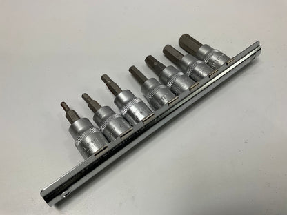 Great Neck 33625004 3/8'' Drive Metric Hex Bit Chrome Sockets 3, 4,5,6,7, 8, 10mm