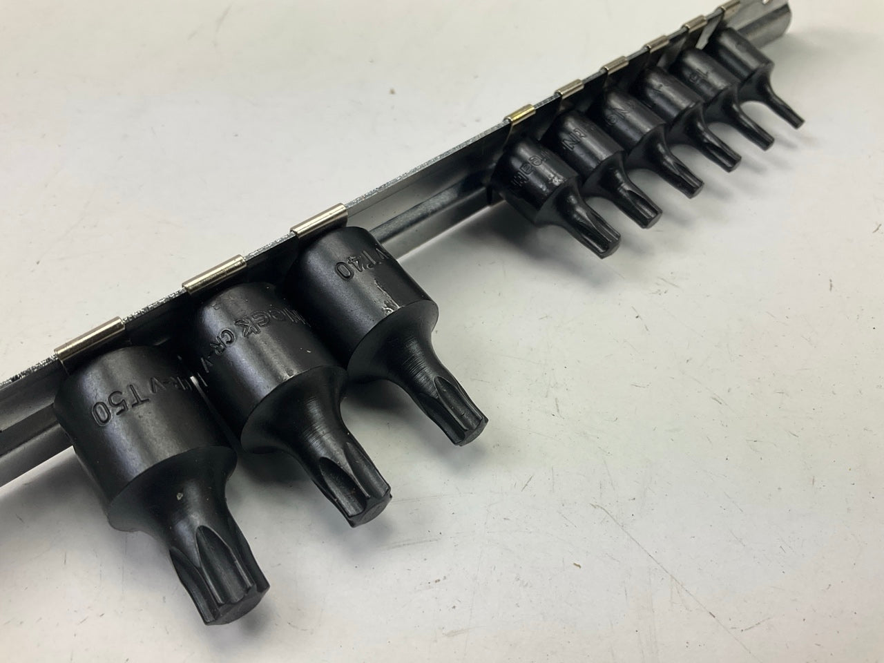 Great Neck 33625007 Star Bit Set 1/4'' - 3/8'' Drive -T10 - T50 Torx Sockets 9pc