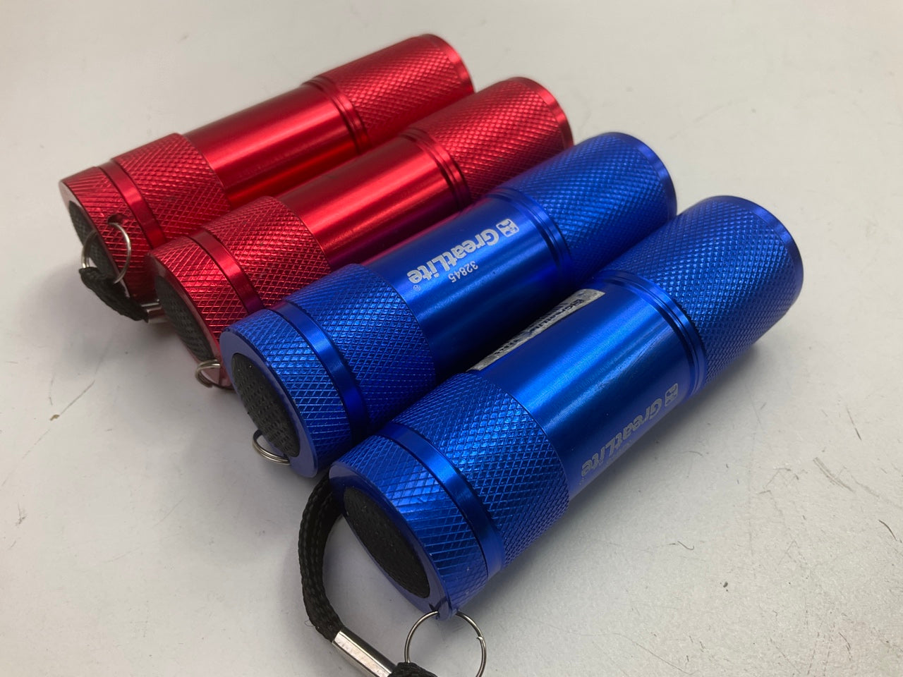 12 PACK - Greatlite 32844  9-LED Glow In The Dark Mini Flashlights