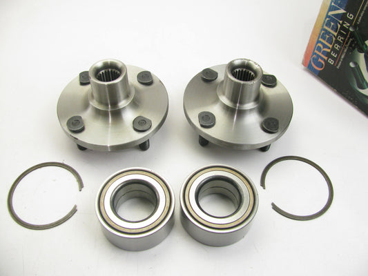 (2) Green RW520K1 Front Axle Bearing And Hub Assembly