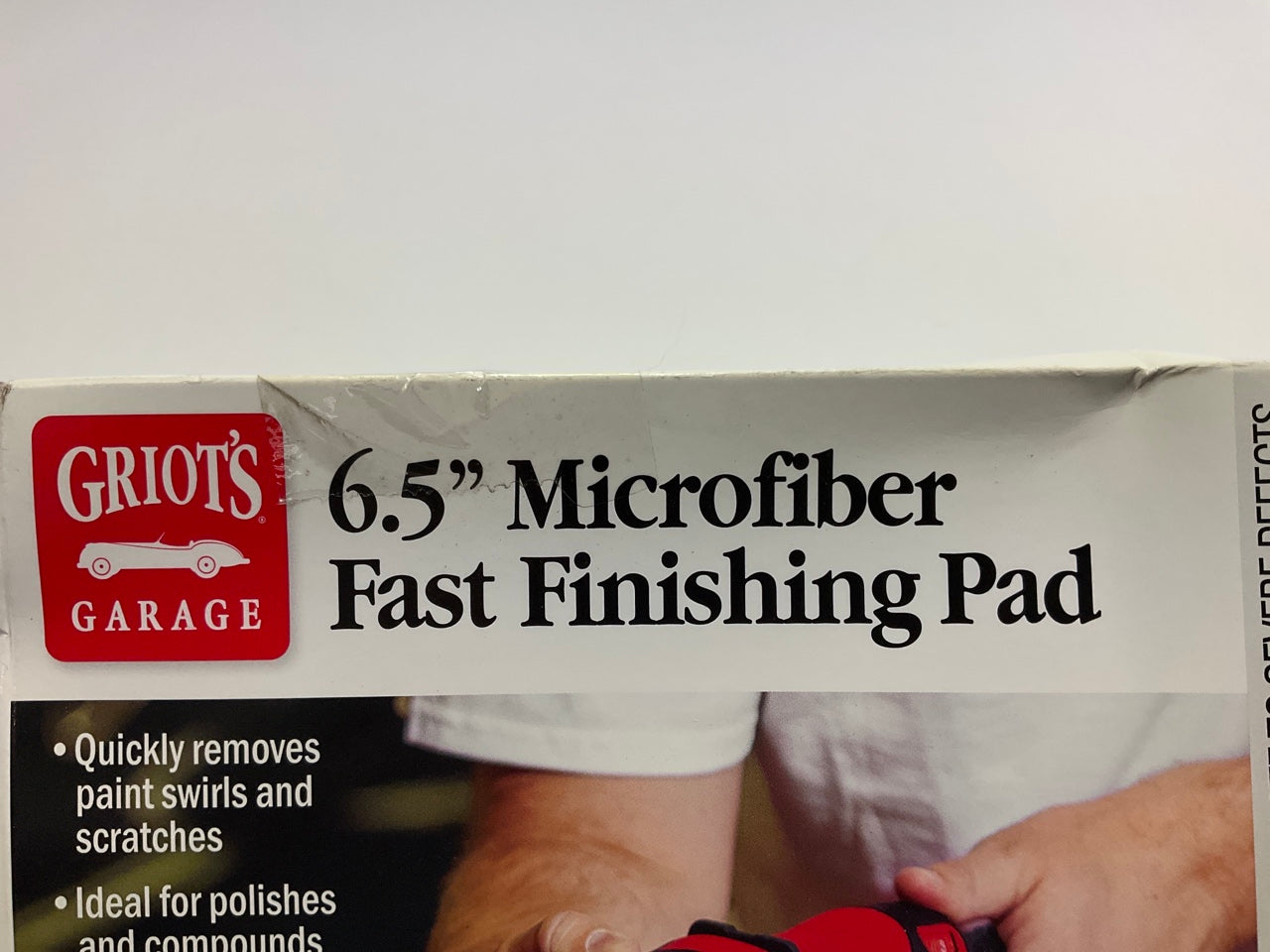 (3) Griot's Garage 10426W 6-1/2'' Gentle Microfiber Fast Finishing Buffing Pads