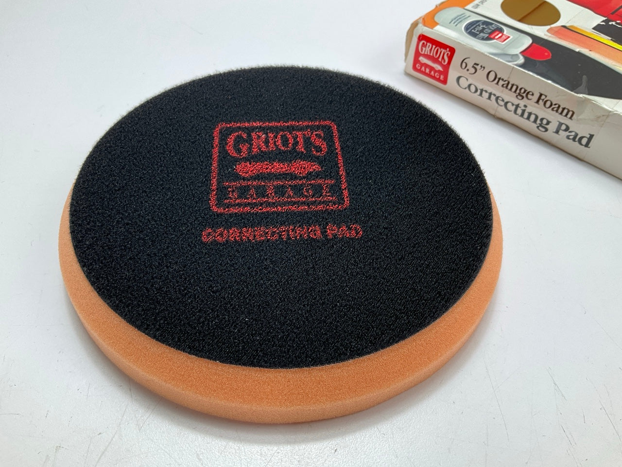 Griot's Garage 10615W 6.5'' Orange Foam Correcting Pads For Buffing