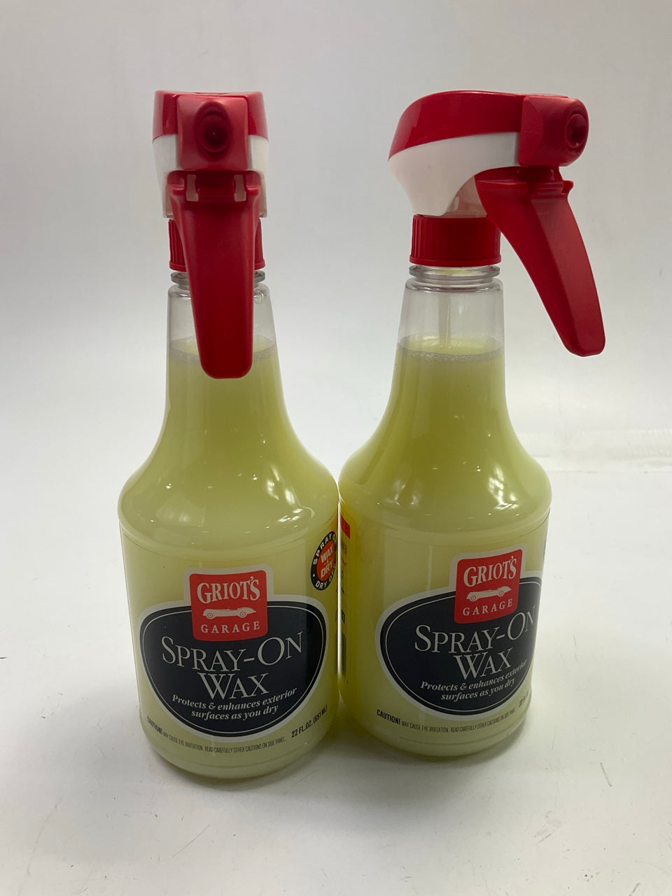 (2) Bottles - Griot's Garage 10962 Spray-on Wax 22Oz