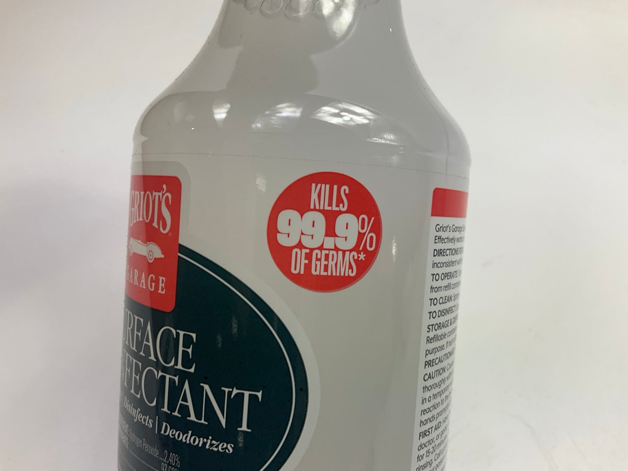 Griot's Garage 10966 Automotive Interior Surface Disinfectant, 22oz Spray