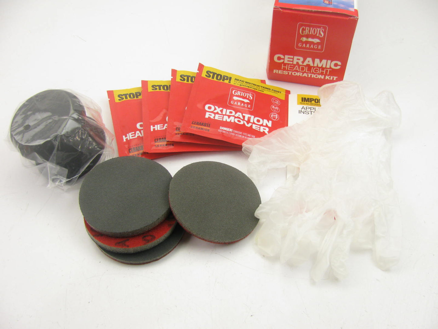 Griots Garage # 11422 Ceramic Headlight Head Lamp Restoration Kit, Severe