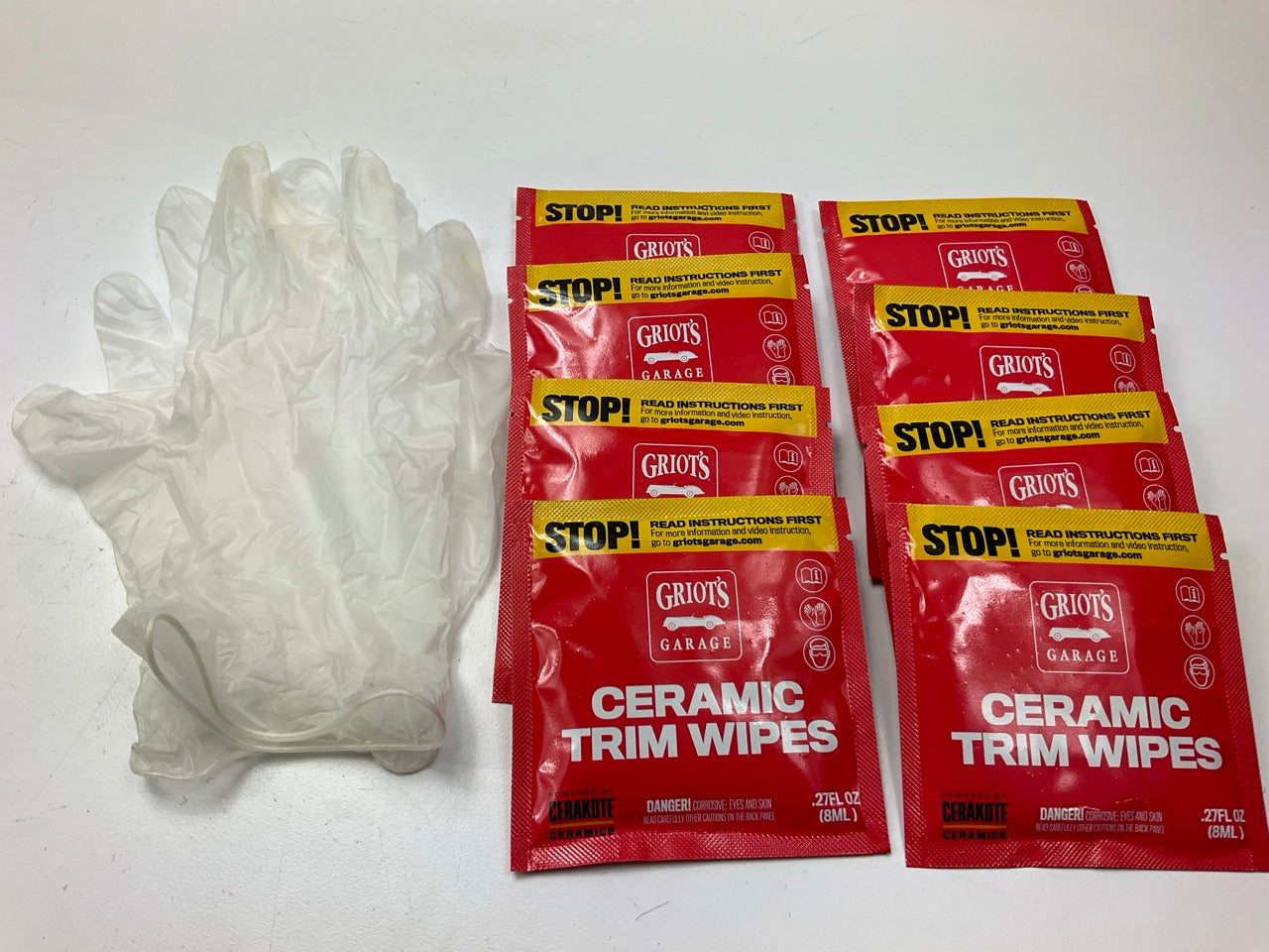 (2) Griots Garage 11524 Ceramic Trim Wipes - Pack Of 4