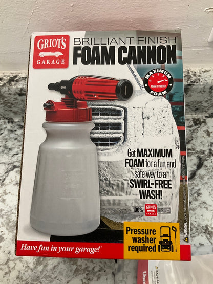 Griot's Garage 51185 Brilliant Finish Foam Cannon For Pressure Washing Cars