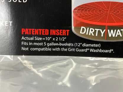 Grit Guard GGINSFF 5 Gallon Wash Bucket Insert - Keep Dirt & Grit On The Bottom