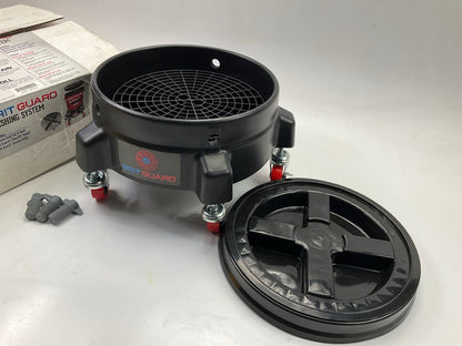 Grit Guard GGWS-NBS-BLK 5 Gallon Bucket Scratch Free Car Washing System W/ Dolly