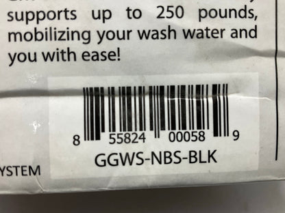 Grit Guard GGWS-NBS-BLK 5 Gallon Bucket Scratch Free Car Washing System W/ Dolly